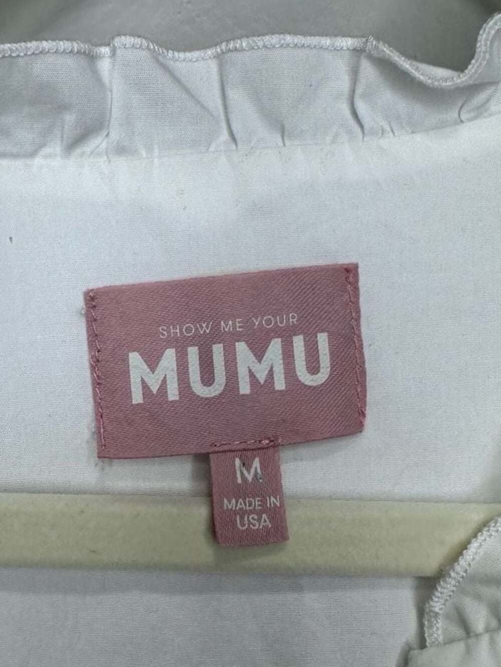Show Me Your Mumu Mia James Midi Dress White Size M - Picture 6 of 7